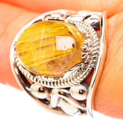 Rutilated Quartz Rings handcrafted by Ana Silver Co - RING114808