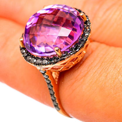 Amethyst Rings handcrafted by Ana Silver Co - RING114831