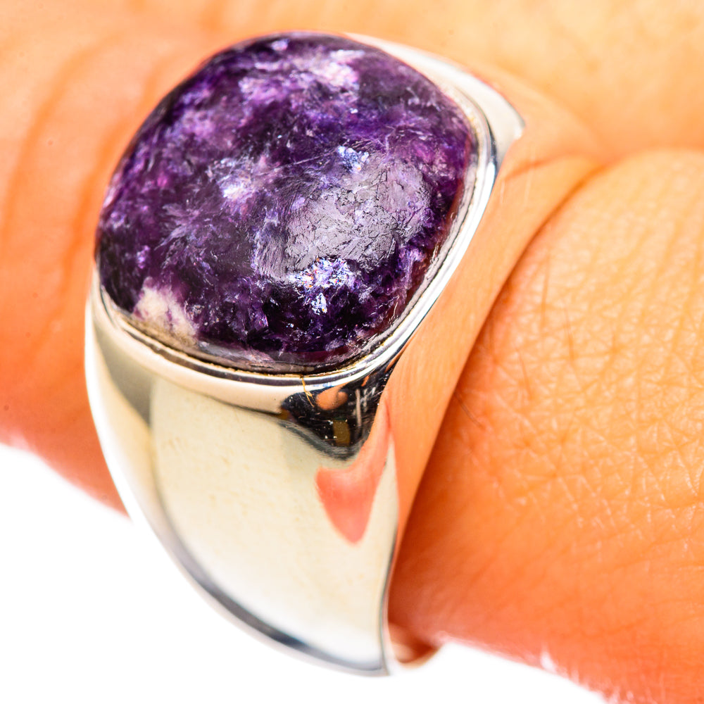 Charoite Rings handcrafted by Ana Silver Co - RING114832