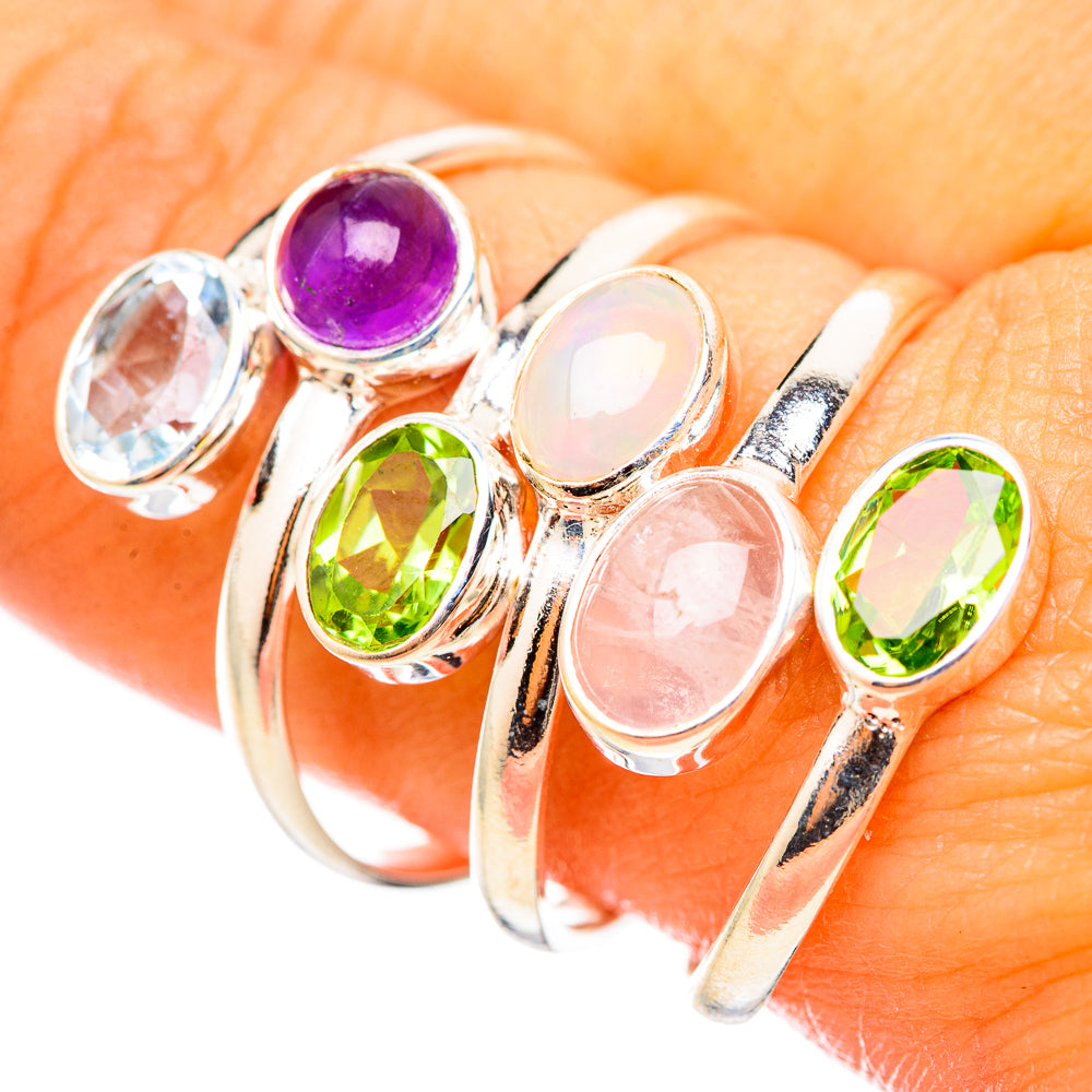 Multi-Stone Rings handcrafted by Ana Silver Co - RING114836