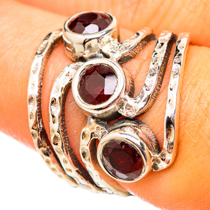 Garnet Rings handcrafted by Ana Silver Co - RING114850