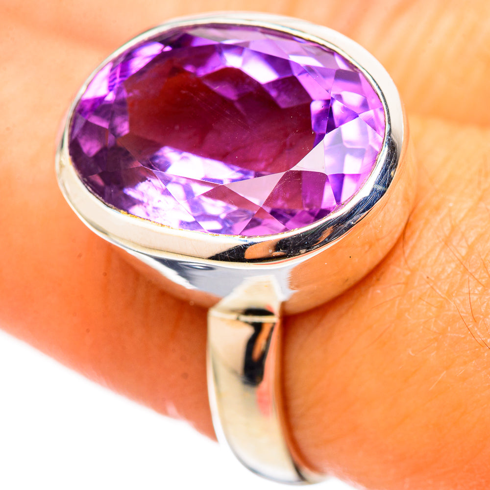 Amethyst Rings handcrafted by Ana Silver Co - RING114853