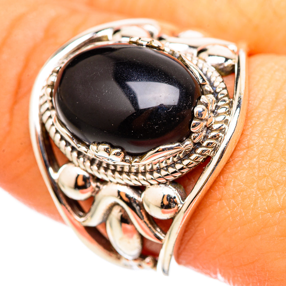 Black Onyx Rings handcrafted by Ana Silver Co - RING114857
