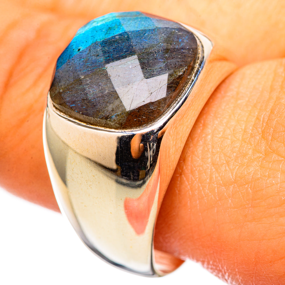 Labradorite Rings handcrafted by Ana Silver Co - RING114864