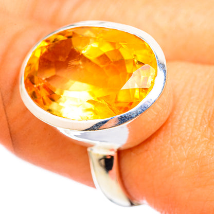 Citrine Rings handcrafted by Ana Silver Co - RING114889