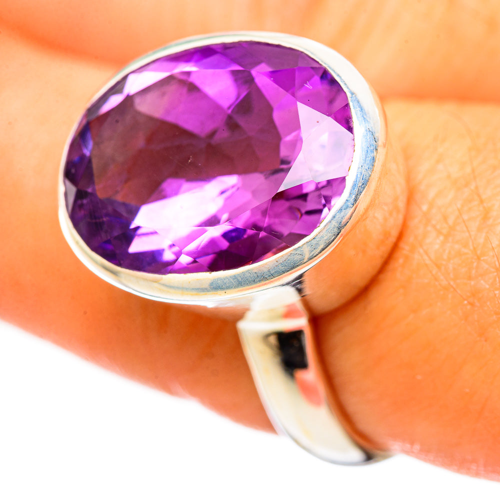 Amethyst Rings handcrafted by Ana Silver Co - RING114893