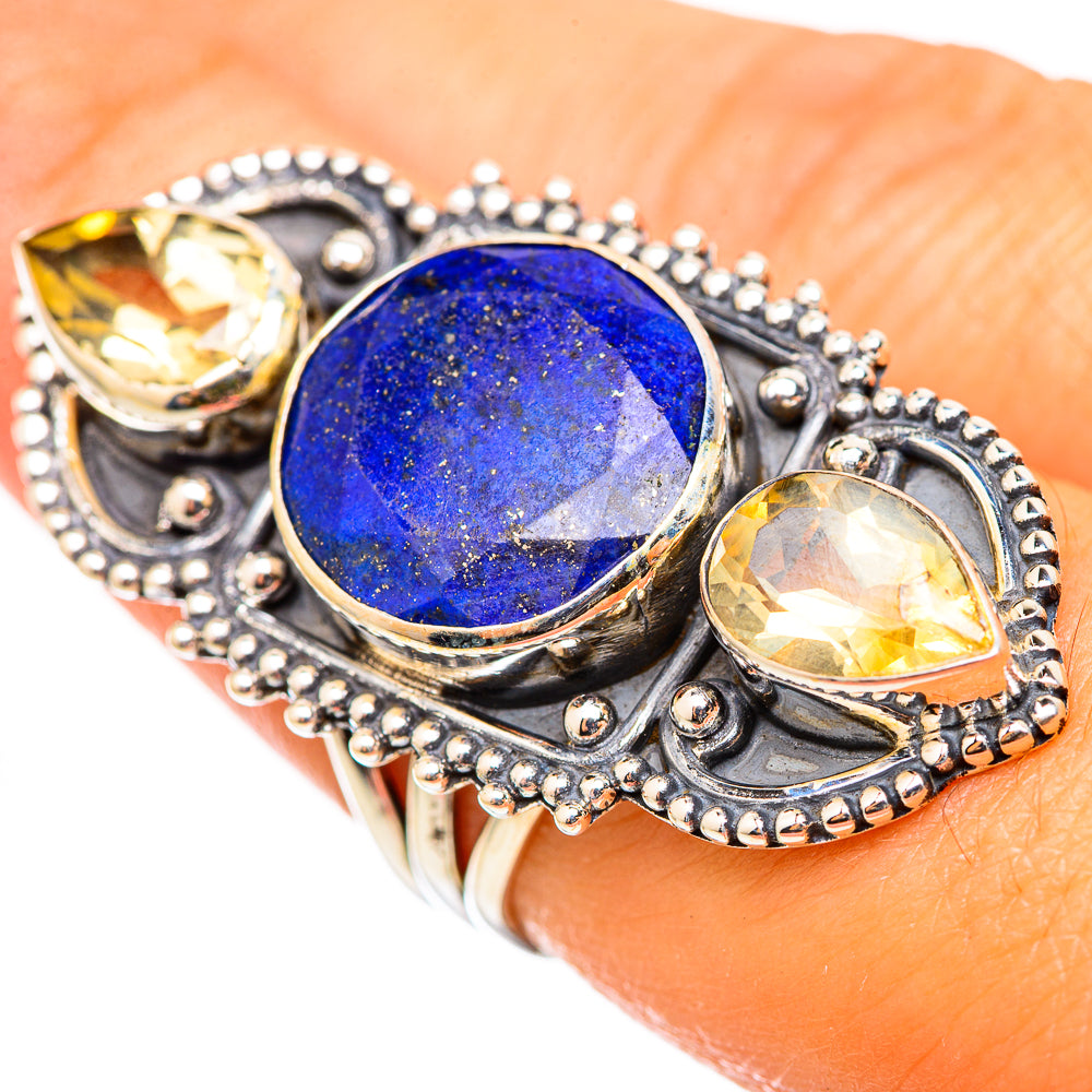 Lapis Lazuli Rings handcrafted by Ana Silver Co - RING114903