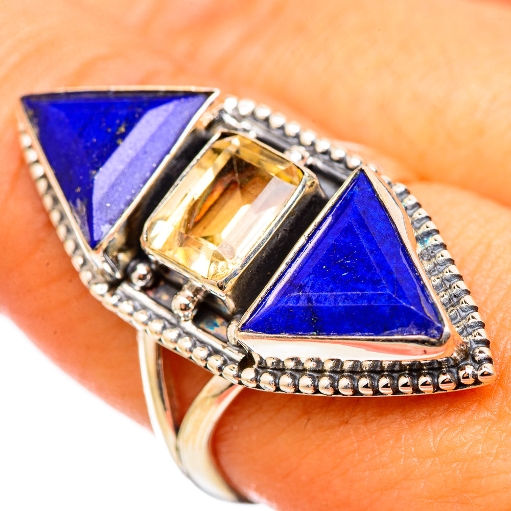 Lapis Lazuli Rings handcrafted by Ana Silver Co - RING114904