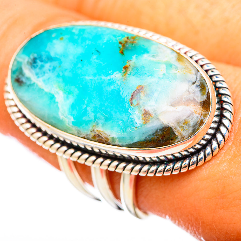 Peruvian Opal Rings handcrafted by Ana Silver Co - RING114906