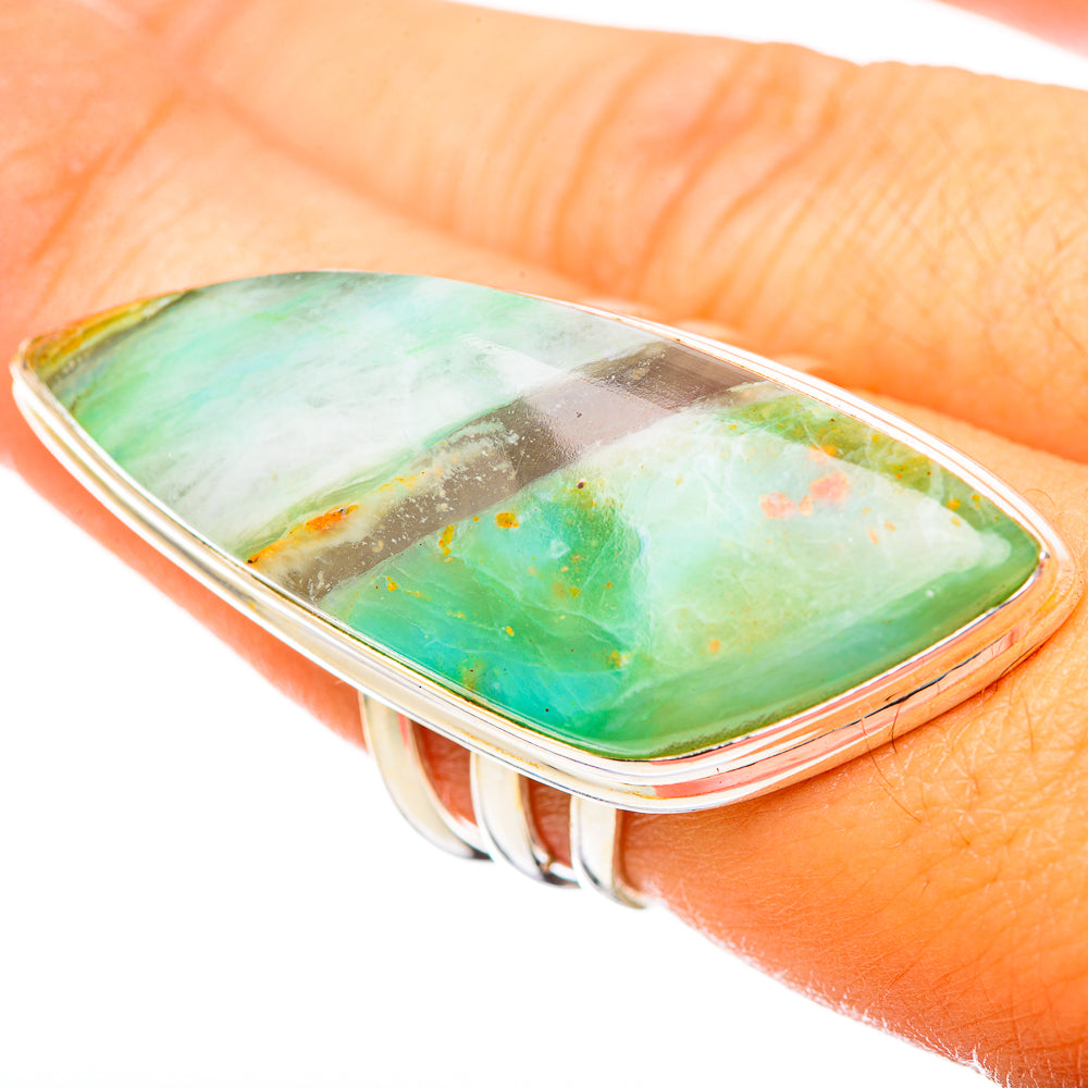 Peruvian Opal Rings handcrafted by Ana Silver Co - RING114910