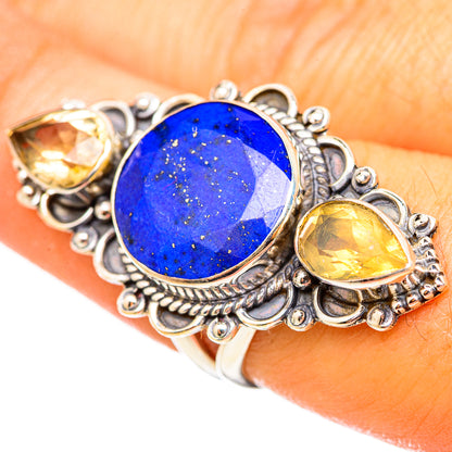 Lapis Lazuli Rings handcrafted by Ana Silver Co - RING114925