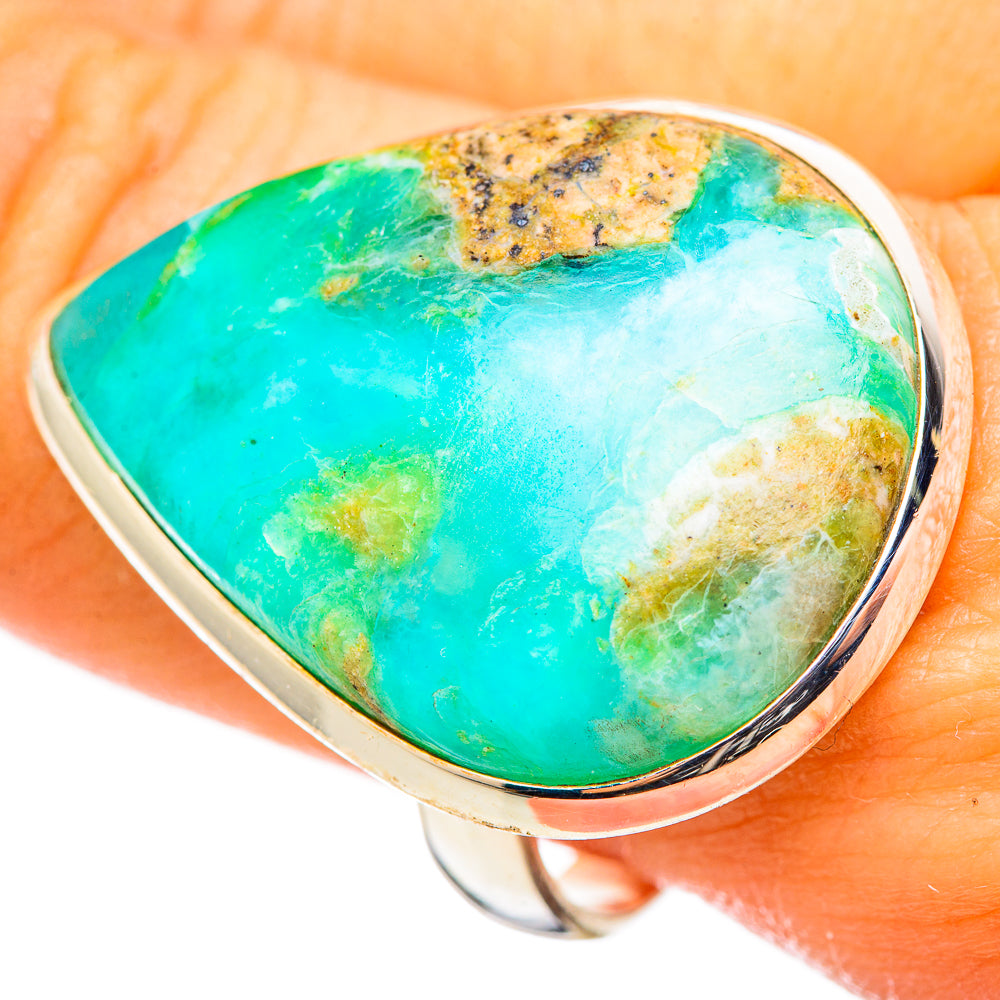 Peruvian Opal Rings handcrafted by Ana Silver Co - RING114926