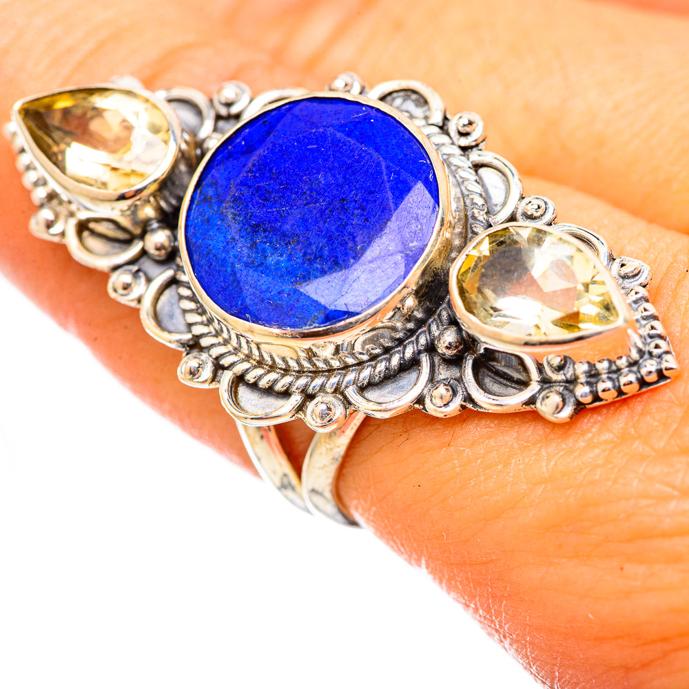 Lapis Lazuli Rings handcrafted by Ana Silver Co - RING114936