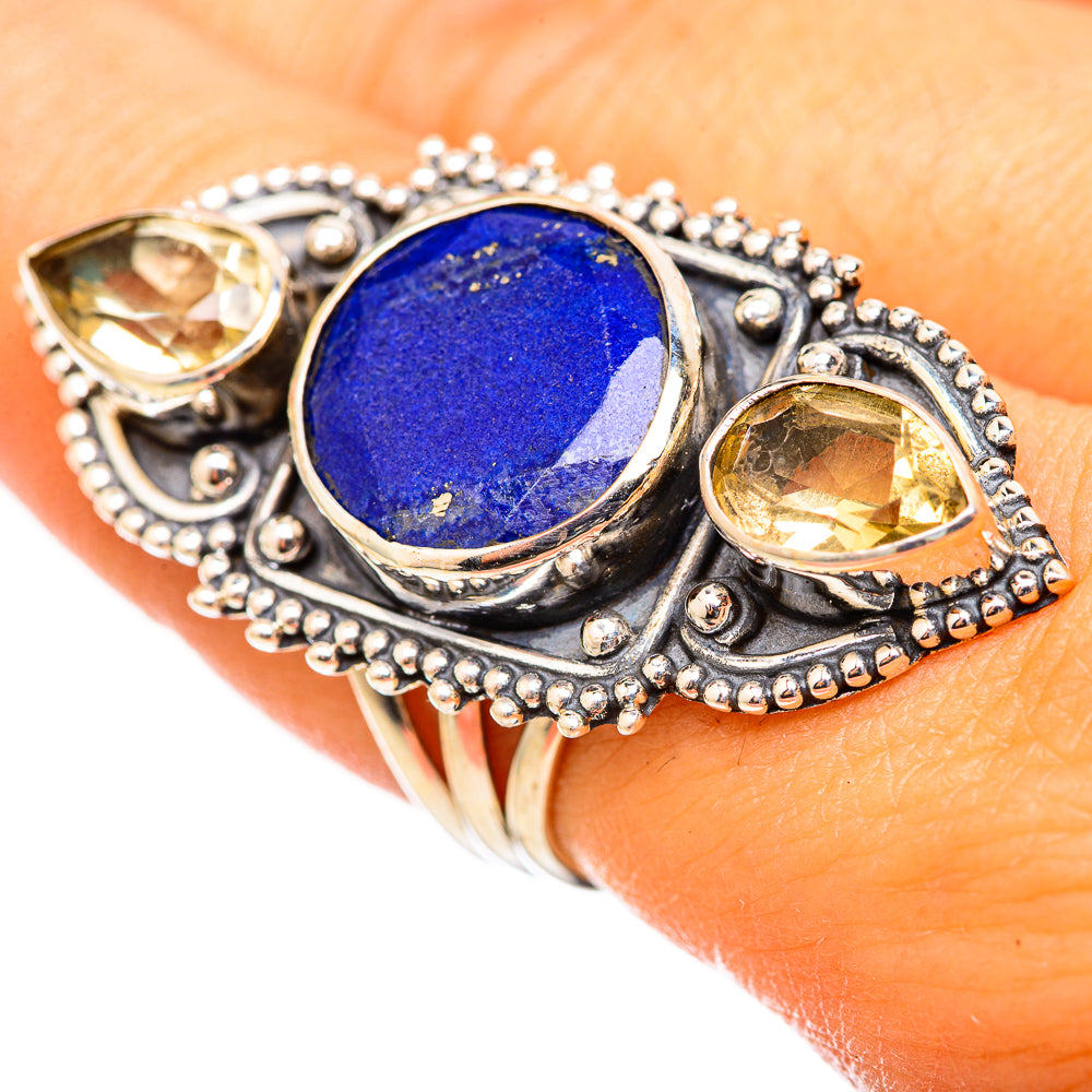 Lapis Lazuli Rings handcrafted by Ana Silver Co - RING114938