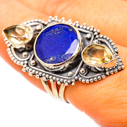 Lapis Lazuli Rings handcrafted by Ana Silver Co - RING114938