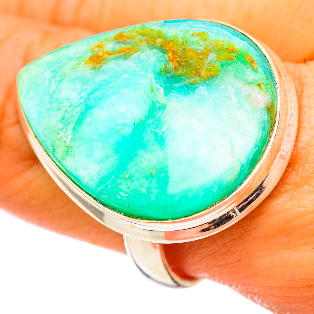 Peruvian Opal Rings handcrafted by Ana Silver Co - RING114941