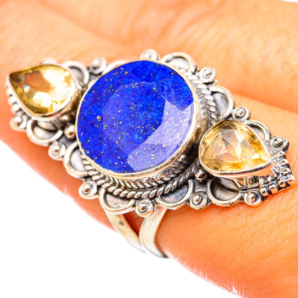 Lapis Lazuli Rings handcrafted by Ana Silver Co - RING114954