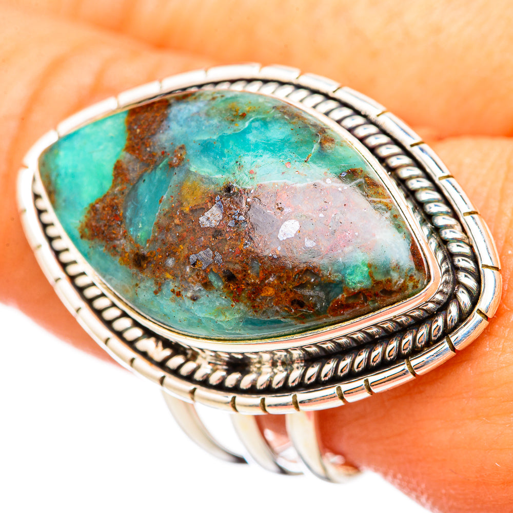 Peruvian Opal Rings handcrafted by Ana Silver Co - RING114956