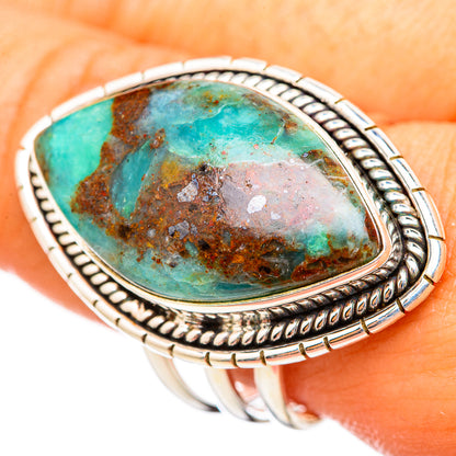 Peruvian Opal Rings handcrafted by Ana Silver Co - RING114956