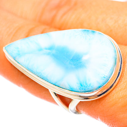 Larimar Rings handcrafted by Ana Silver Co - RING114957