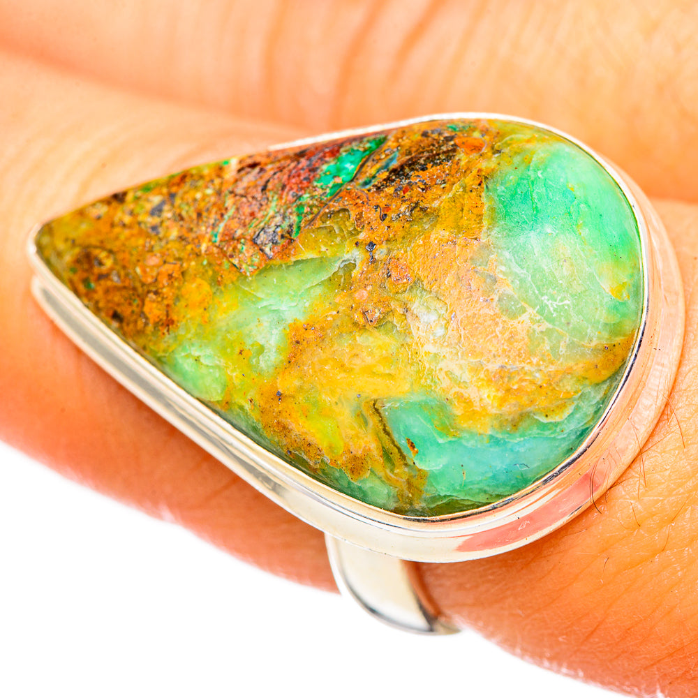 Peruvian Opal Rings handcrafted by Ana Silver Co - RING114958