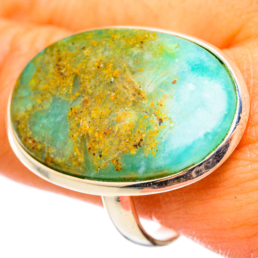 Peruvian Opal Rings handcrafted by Ana Silver Co - RING114959