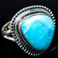 Larimar Rings handcrafted by Ana Silver Co - RING11495