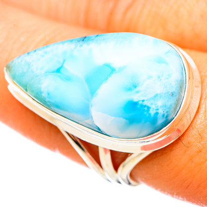 Larimar Rings handcrafted by Ana Silver Co - RING114968