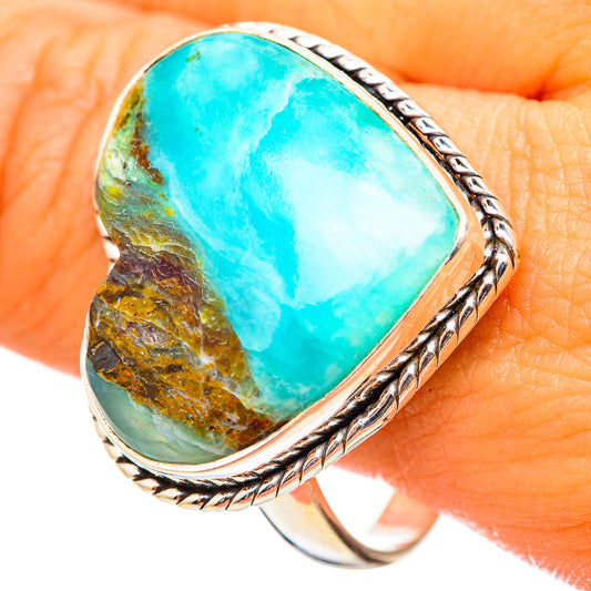 Peruvian Opal Rings handcrafted by Ana Silver Co - RING114970