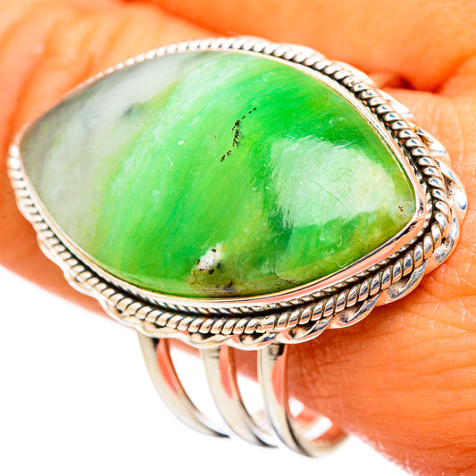 Peruvian Opal Rings handcrafted by Ana Silver Co - RING114976