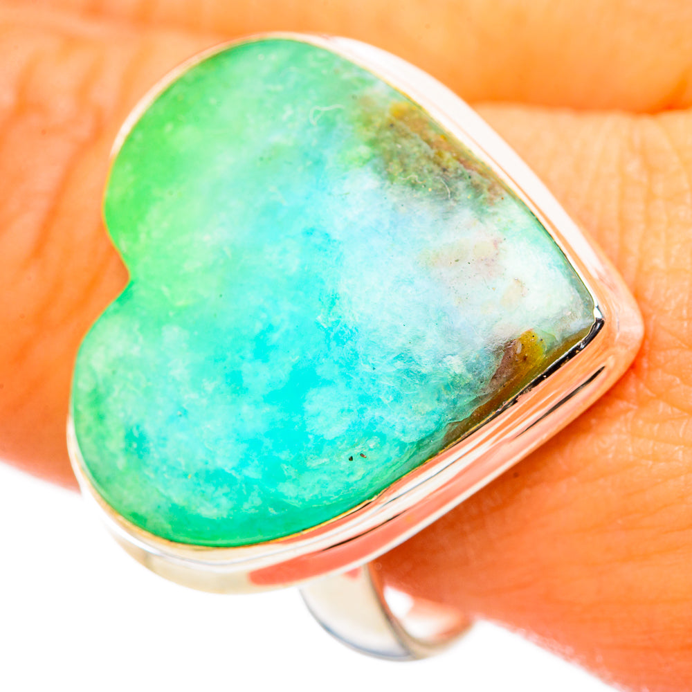Peruvian Opal Rings handcrafted by Ana Silver Co - RING114977
