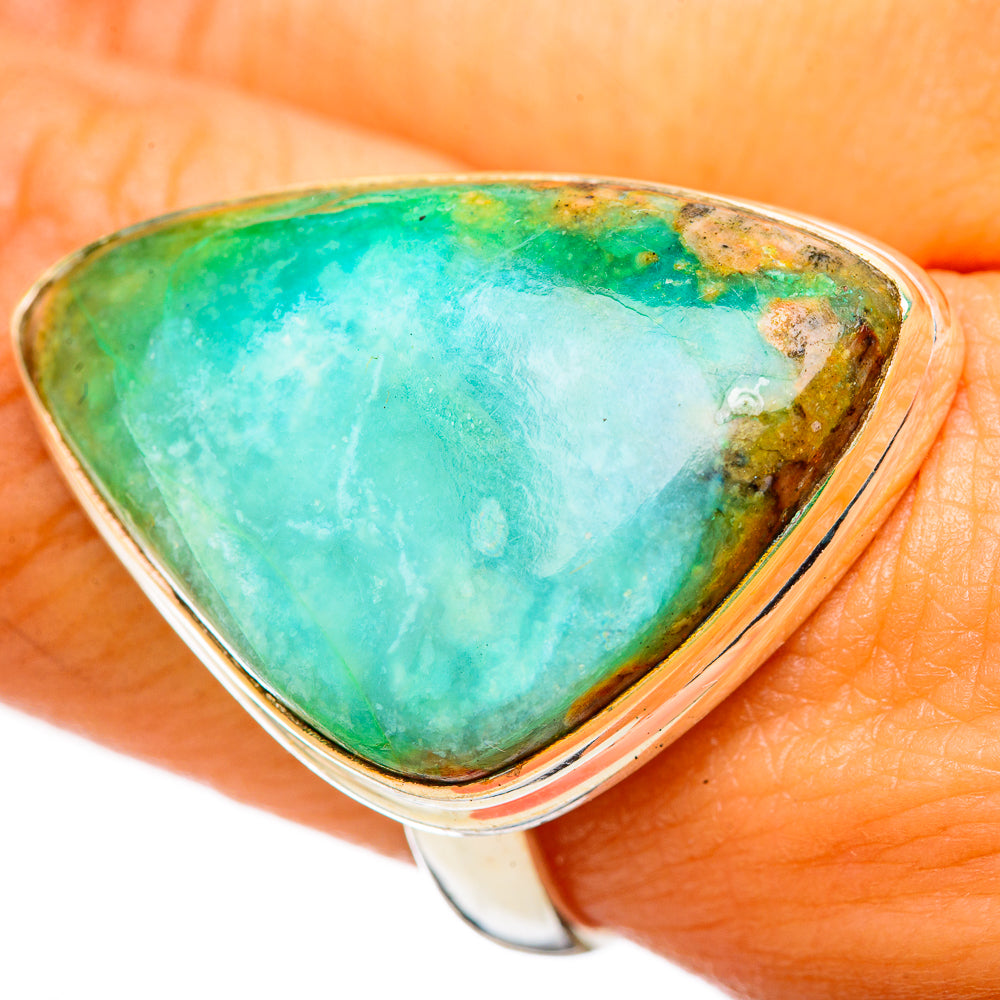 Peruvian Opal Rings handcrafted by Ana Silver Co - RING114978