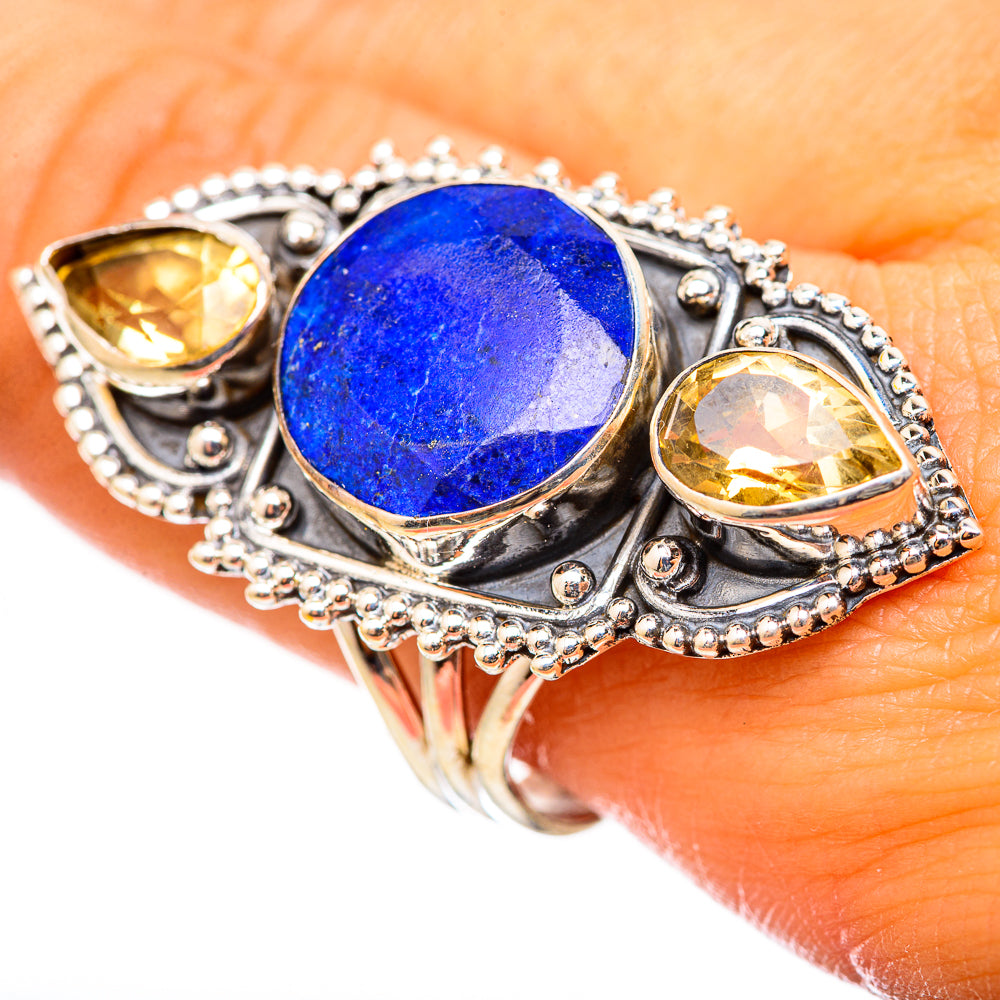 Lapis Lazuli Rings handcrafted by Ana Silver Co - RING114984