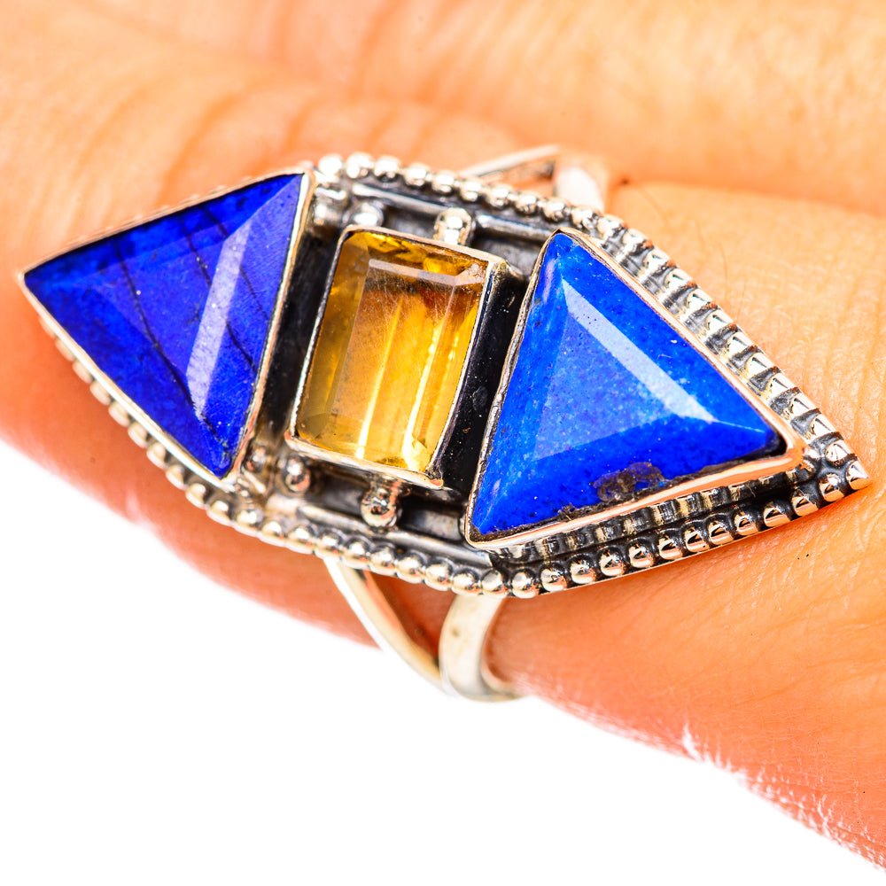Lapis Lazuli Rings handcrafted by Ana Silver Co - RING114985