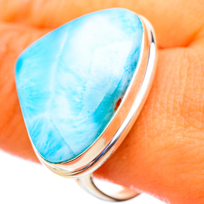 Larimar Rings handcrafted by Ana Silver Co - RING114988