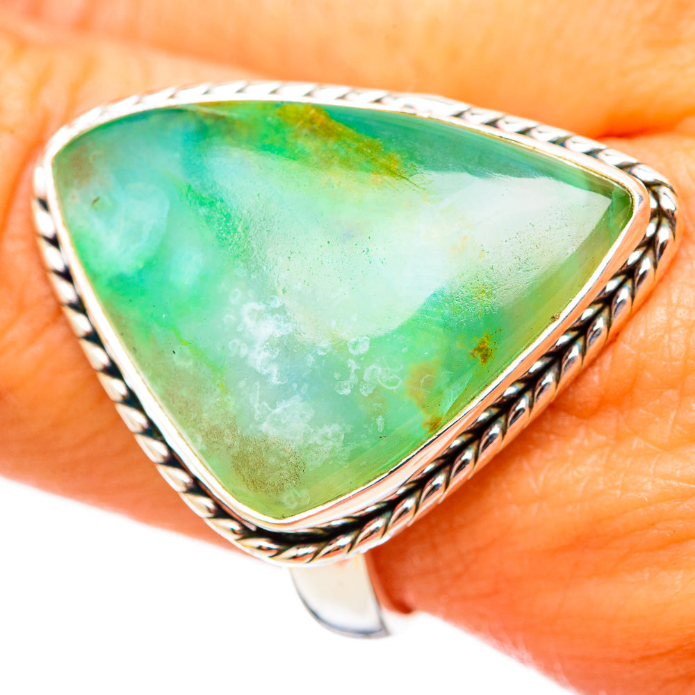 Peruvian Opal Rings handcrafted by Ana Silver Co - RING114994