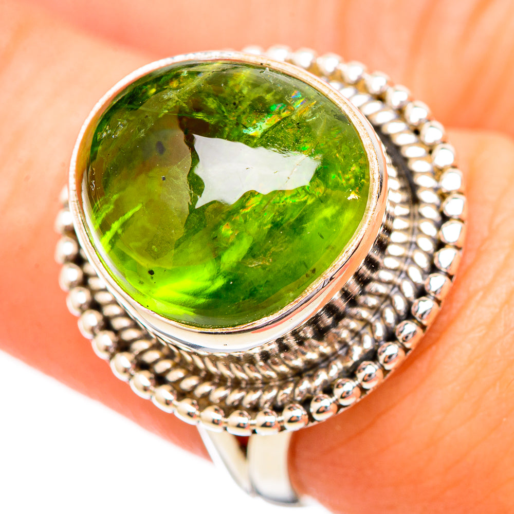 Peridot Rings handcrafted by Ana Silver Co - RING115001