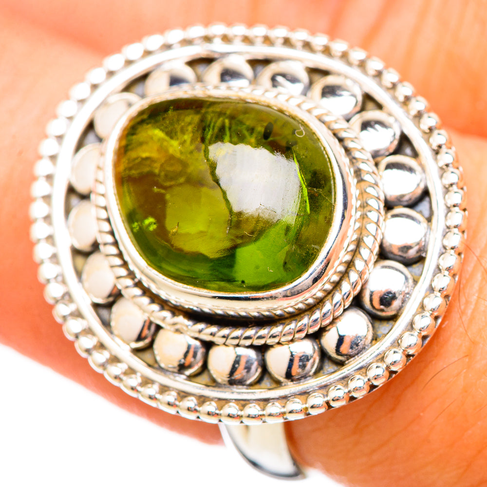 Peridot Rings handcrafted by Ana Silver Co - RING115002