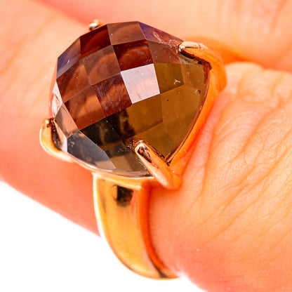 Smoky Quartz Rings handcrafted by Ana Silver Co - RING115004