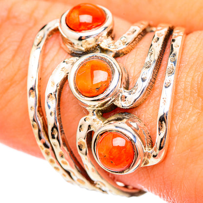 Carnelian Rings handcrafted by Ana Silver Co - RING115011