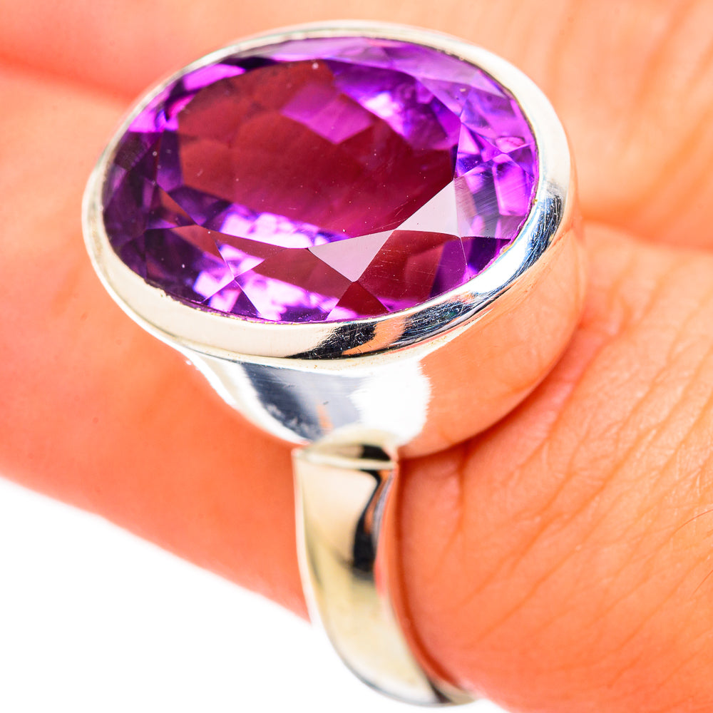 Amethyst Rings handcrafted by Ana Silver Co - RING115012