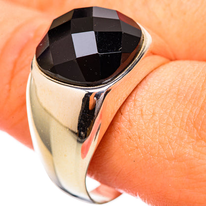 Black Onyx Rings handcrafted by Ana Silver Co - RING115014