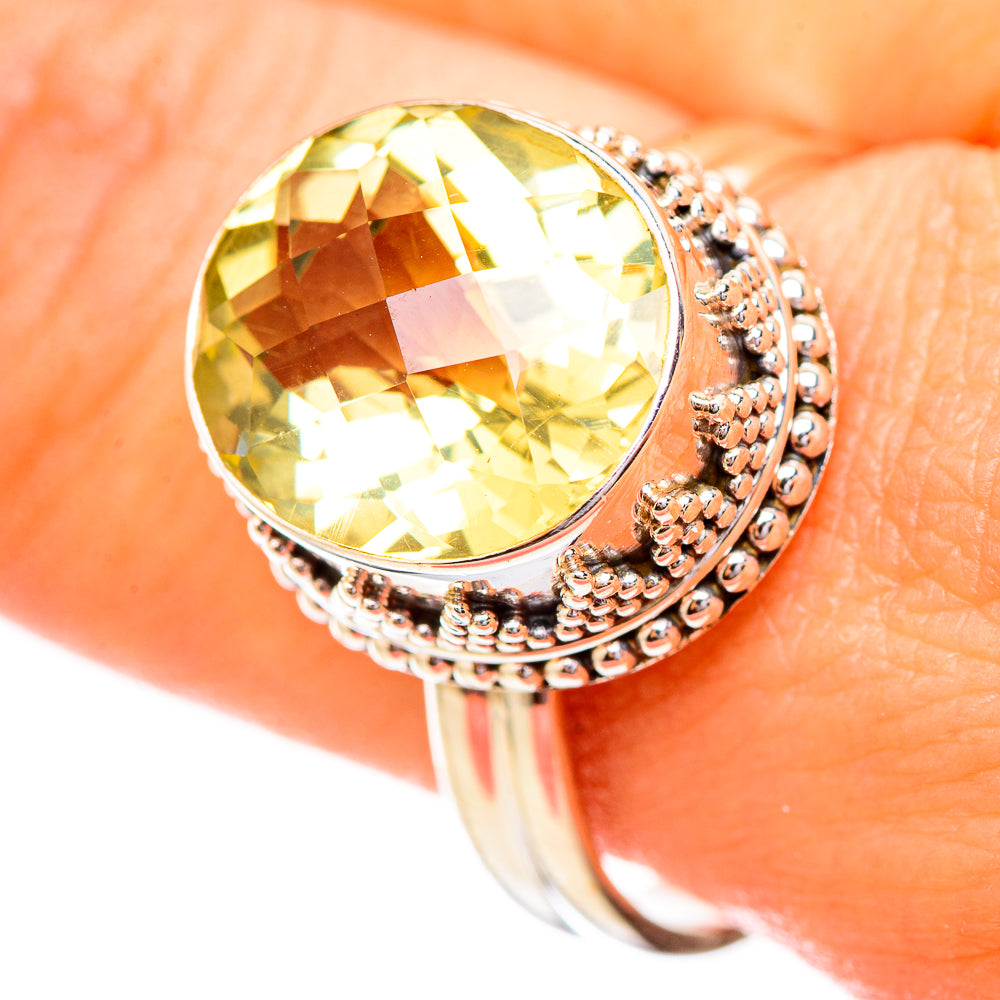 Citrine Rings handcrafted by Ana Silver Co - RING115019