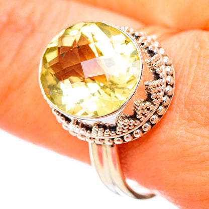 Citrine Rings handcrafted by Ana Silver Co - RING115019