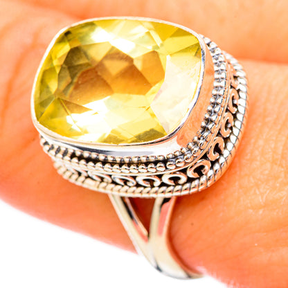 Citrine Rings handcrafted by Ana Silver Co - RING115020