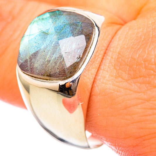 Labradorite Rings handcrafted by Ana Silver Co - RING115024