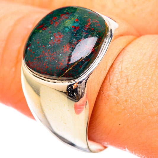Bloodstone Rings handcrafted by Ana Silver Co - RING115028