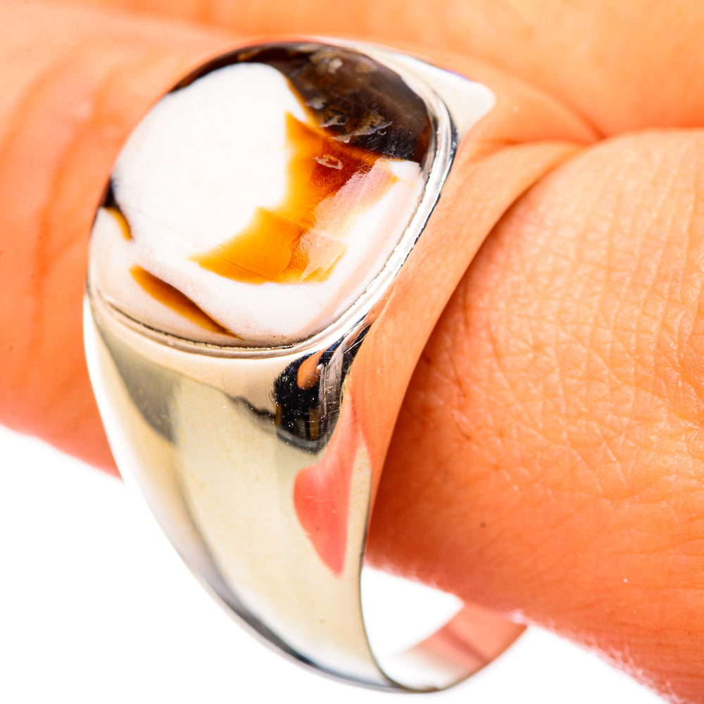 Peanut Wood Jasper Rings handcrafted by Ana Silver Co - RING115030