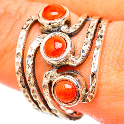 Carnelian Rings handcrafted by Ana Silver Co - RING115037