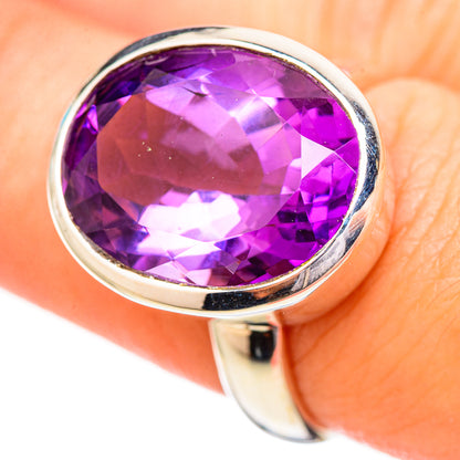 Amethyst Rings handcrafted by Ana Silver Co - RING115038